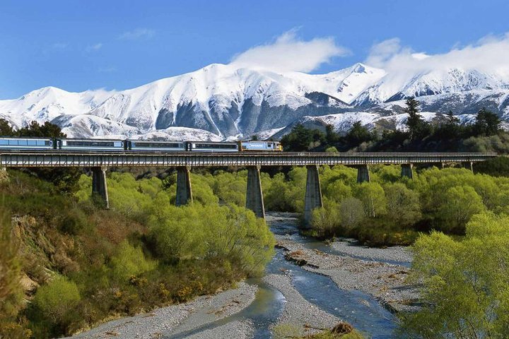 Arthur’s Pass National Park Day Tour with TranzAlpine Train